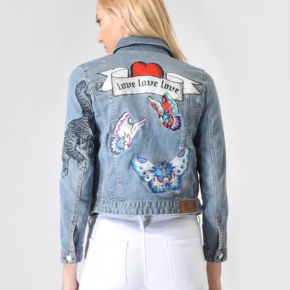 zadig voltaire jeans jacket